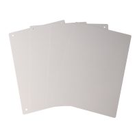 Sublimation Round Corner Two Hole Single-Sided Aluminum Sheet (hole  horizontal)