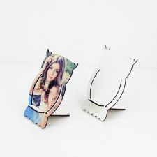 Sublimation Blank MDF Phone Holder(Owl )