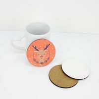 Sublimation 95mm Round Blank  MDF Coasters