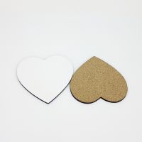 Sublimation 105mm Heart Blank MDF Coasters