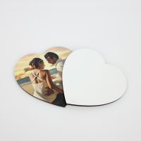 Sublimation 105mm Heart Blank MDF Coasters