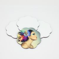 Sublimation 105mm Flower Blank MDF Coasters