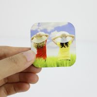 Sublimation Blank MDF Square Fridge Magnets  50*50*4mm