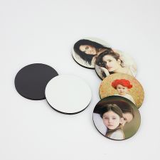 Sublimation Blank Round Shape MDF Fridge Magnets 60*60*4mm