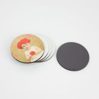 Sublimation Blank Round Shape MDF Fridge Magnets 60*60*4mm