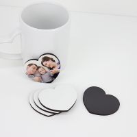 Sublimation Blank Heart Shape MDF Fridge Magnets 60*51*4mm