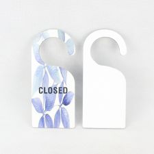 Sublimation Blank Single-sided MDF Door Hanger  for Hotel 227*100*5mm