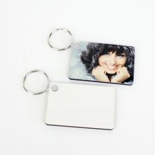 Double sided printing Sublimation Blank MDF Keychains(Rectangle)