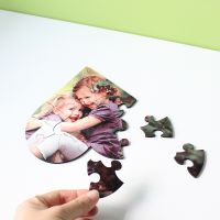 Sublimation Blank MDF Jigsaw Puzzle Mat -23 Pieces (heart)