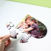 Sublimation Blank MDF Jigsaw Puzzle Mat -23 Pieces (heart)