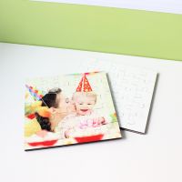 Sublimation Blank MDF Jigsaw Puzzle Mat-25pcs (square)