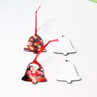 Sublimation Double-side MDF Christmas Ornaments -Bell