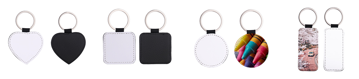 New Collection of Leather Keychains for Sublimation in July!