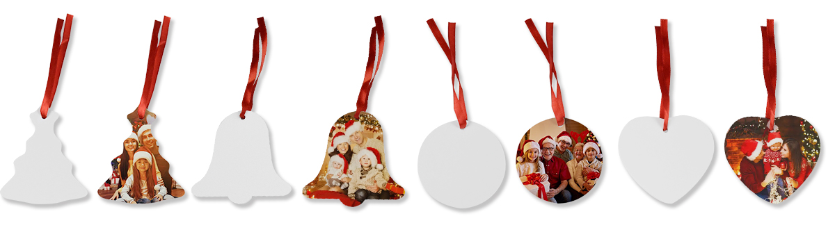 Christmas Ornaments in New Material Sublimation Blank HPP Christmas Ornaments