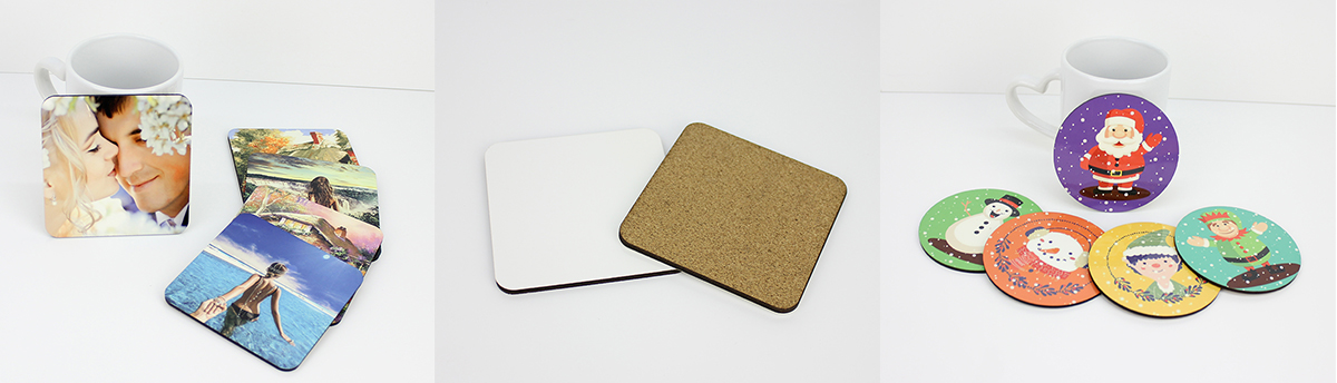 Different Materials of Coasters, Dining Table Decoration with Sublimation