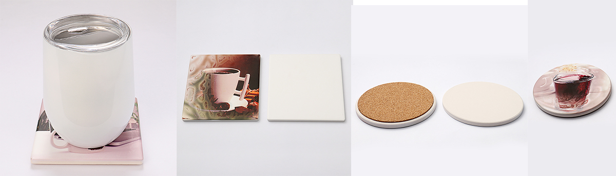 Different Materials of Coasters, Dining Table Decoration with Sublimation