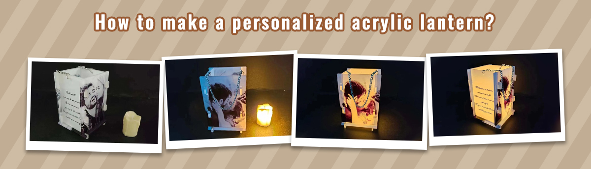 Sublimation Blanks Acrylic Lanterns for Custom Memory Gifts