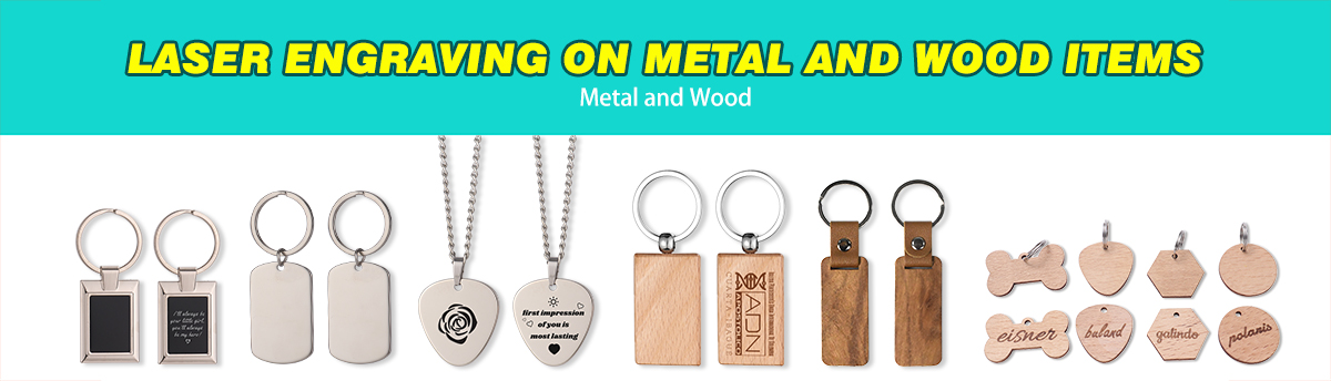 Laser Engraving on Metal and Wood Items