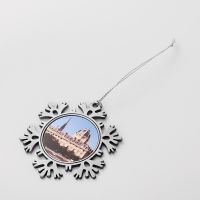 Sublimation Blank Metal Snowflake Christmas Ornaments