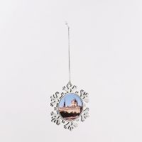 Sublimation Blank Metal Snowflake Christmas Ornaments