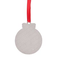 Sublimation Blank Metal Wreath Christmas Ornaments