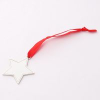 Sublimation Blank Metal Star shape hristmas Ornaments