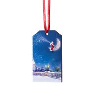 Sublimation Xmas Blank Double sided MDF Christmas Ornaments