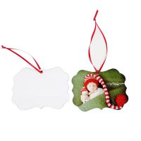 Sublimation Blank Xmas Double-sided MDF Christmas Ornaments