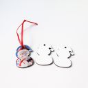 Sublimation MDF Snowman Shape Christmas Ornaments