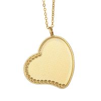 Sublimation Blank Rhinestones Heart Necklaces