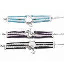 Sublimation Blank Braided Multi Layered Bracelet