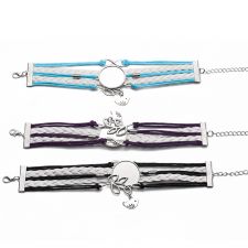 Sublimation Blank Braided Multi Layered Bracelet