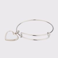 Sublimation Blank Metal Heart Bracelets