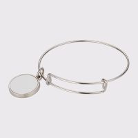 Sublimation Blank Metal Round Bracelets