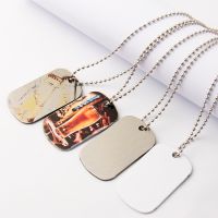 Sublimation blanks Double sided Stainless Steel Dog Tag