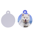 Sublimation Blanks Metal Round Dog Tag
