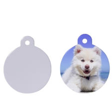 Sublimation Blanks Metal Heart Dog Tag