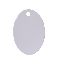 Sublimation Blanks Metal Oval Dog Tag