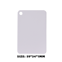 Sublimation Blanks Metal Rectangle ShapeDog Tag