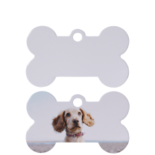 Sublimation Blanks Big Size Bone Metal Dog Tag