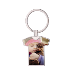 Sulimation Metal Clothes Shape Keychain