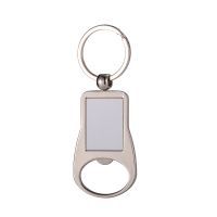 Sublimation Silver Bottle Opener Keychain