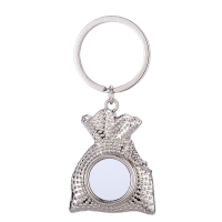 Sublimation Blessing Bag Metal Blank Keychain