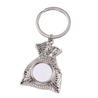 Sublimation Blessing Bag Metal Blank Keychain