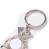 Sublimation Blessing Bag Metal Blank Keychain