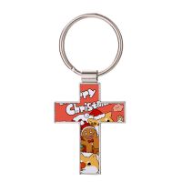 Sublimation Metal Cross Blank Keychain