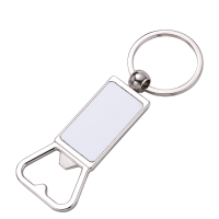 Sublimation Rectangle Blank Bottle Opener Keychain