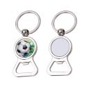 Sublimation Round Blank Bottle Opener Keychain