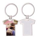 Sulimation Metal Clothes Shape Keychain with Gift Box Packing