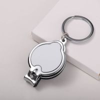 Sublimation Nail Clipper Keychain with Bottle Opener